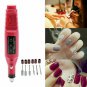 Nail File Drill Kit Electric Manicure Pedicure Acrylic Portable Salon Machine