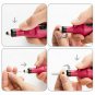 Nail File Drill Kit Electric Manicure Pedicure Acrylic Portable Salon Machine