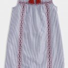 NWT Vineyard Vines Sparkler Stripe Embroidered Cap Sleeve Dress Sz 8, 12