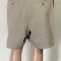 Lauren Ralph Lauren Womenâs High Rise Khaki Shorts Sz 12P 100% Cotton Beige NWT