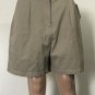 Lauren Ralph Lauren Womenâs High Rise Khaki Shorts Sz 12P 100% Cotton Beige NWT