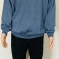 John Ashford Mens Extra Fine Merino Wool Pullover Sweater Heather Blue XL Tall