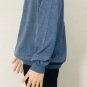 John Ashford Mens Extra Fine Merino Wool Pullover Sweater Heather Blue XL Tall