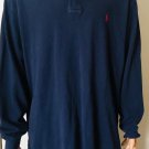 Polo Ralph Lauren Mens Long Sleeve Polo Shirt Navy Blue Red Pony Sz XL Polo Ralph Lauren Mens Long Sleeve Polo Shirt Navy Blue Red Pony Sz XL