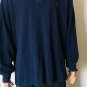 Polo Ralph Lauren Mens Long Sleeve Polo Shirt Navy Blue Red Pony Sz XL