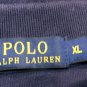 Polo Ralph Lauren Mens Long Sleeve Polo Shirt Navy Blue Red Pony Sz XL