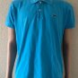 Mens Lacoste Polo Mens Size 5 Short Sleeve Shirt Blue