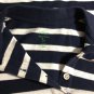 J. CREW Womens Top Classic Pique Shirt Black White Stripe Cotton size XS