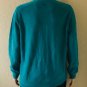 TOMMY BAHAMA Pullover Mens size Large Blue Green Quarter Zip Reversible Sweater