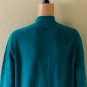 TOMMY BAHAMA Pullover Mens size Large Blue Green Quarter Zip Reversible Sweater