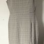 Traces by Tracy Evans Plaid Cap Sleeve Casual Women's Dress Sz 16 NWT