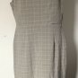 Traces by Tracy Evans Plaid Cap Sleeve Casual Women's Dress Sz 16 NWT
