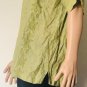 Tommy Bahama Mens Short Sleeve Linen Button Up Hawaiian Shirt Green Sz L