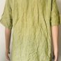 Tommy Bahama Mens Short Sleeve Linen Button Up Hawaiian Shirt Green Sz L