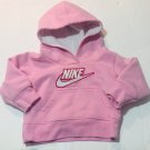 Nike Baby Girl Kids Hoodie Pullover  Jacket Pink Sz 12 Months