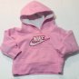 Nike Baby Girl Kids Hoodie Pullover  Jacket Pink Sz 12 Months