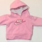 Nike Baby Girl Kids Hoodie Pullover  Jacket Pink Sz 12 Months
