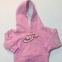Nike Baby Girl Kids Hoodie Pullover  Jacket Pink Sz 12 Months