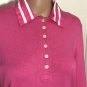 Ralph Lauren Women&acirc;��s Sweater Pink White Detachable Collar & Cuffs Sz M