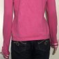 Ralph Lauren Women&acirc;��s Sweater Pink White Detachable Collar & Cuffs Sz M