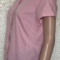Ann Taylor Button Up Womens Shirt Size 8 Pink Sleeveless Top