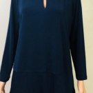Ralph Lauren Womens Jersey Keyhole Long Sleeve Stretch Tunic Top Blue Sz L Ralph Lauren Womens Jersey Keyhole Long Sleeve Stretch Tunic Top Blue Sz L