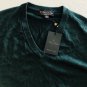 Brooks Brothers Men's Brooktech V-Neck Green Merino Wool Sweater Sz XL