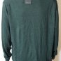 Brooks Brothers Men's Brooktech V-Neck Green Merino Wool Sweater Sz XL