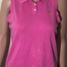 Lauren Ralph Lauren Womens Sleeveless Top Collared pink Tank size S