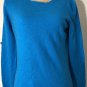 Peck & Peck 100% 2-ply Cashmere Sweater Women's Size L Blue