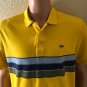 Lacoste Polo Mens Multicolored Shirt Size 4 Medium 100% Cotton
