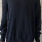 Polo Ralph Lauren Men's Crewneck Navy Blue Knit Cotton Sweater Sz 2XL