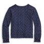 Vineyard Vines Girls Deep Bay Blue Stars Crewneck Top sizes M(10-12), L, XL(16)