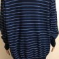 Ralph Lauren Golf Women's Cotton Linen Blue Striped Sweater Sz XL