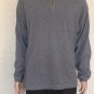 Tommy Bahama Mens Sweater Size L Pullover Gray  Green Trim Half Zip Long Sleeve