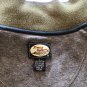 Tommy Bahama Mens Sweater Size L Pullover Gray  Green Trim Half Zip Long Sleeve