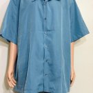 Via Europe Big & Tall  Mens  Short Sleeve Stripes Shirt Sz 4XB