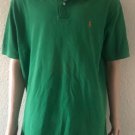 Polo Ralph Lauren Mens Short Sleeve Polo Green Shirt Size XL