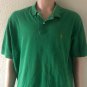 Polo Ralph Lauren Mens Short Sleeve Polo Green Shirt Size XL