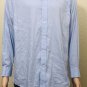 Lauren Ralph Lauren Men's Solid Blue Performance Stretch Shirt Sz 17 32/33 XL