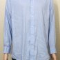 Lauren Ralph Lauren Men's Solid Blue Performance Stretch Shirt Sz 17 32/33 XL