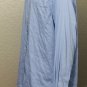 Lauren Ralph Lauren Men's Solid Blue Performance Stretch Shirt Sz 17 32/33 XL