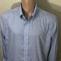 Lauren Ralph Lauren Men's Solid Blue Performance Stretch Shirt Sz 17 32/33 XL