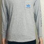Vineyard Vines Mens Long Sleeve America Game Day Gray Pocket T-Shirt Sz S