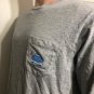 Vineyard Vines Mens Long Sleeve America Game Day Gray Pocket T-Shirt Sz S