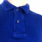 Ralph Lauren Shirt Mens Blue Short Sleeve Polo Size XL Orange Logo