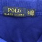 Ralph Lauren Shirt Mens Blue Short Sleeve Polo Size XL Orange Logo