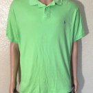 Polo Ralph Lauren Custom Fit  Shirt Mens Short Sleeve Polo size XL Green
