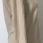 Charter Club Long Sleeve Collar V-Neck 100% Cashmere Pullover Sweater Tan Sz S
