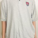 Nike Golf Men’s Team USA National Soccer Polo Badge Shirt Gray Sz L Nike Golf Men’s Team USA National Soccer Polo Badge Shirt Gray Sz L